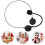 2Pcs Portable Black Fake Singer Microphone Headset Costume Accessory 11