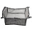 3Pcs Outdoor Camping Table Foldable with Mesh Storage Net Black Sturdy 2