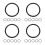 24Pcs Rubber Rings Non-Slip Sound Bowl Replacement Gaskets 2