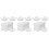600Pcs White Paper Candy Cups and Chocolate Holders with Antistick 8