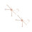 2Sets Natural Wood Crib Mobile Kit DIY Wind Chime Frame Khaki Decor 8