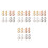32Pcs Durable Silicone Earring Stoppers for Women Secure Ear Piercing 7