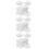 600Pcs White Paper Candy Cups and Chocolate Holders with Antistick 9