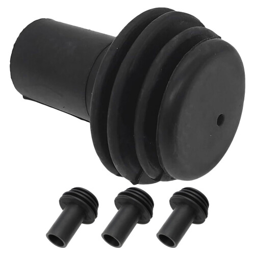 16Pcs Black Rv Rain Gutter Spouts Durable Weather Resistant Covers