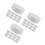 108Pcs White Round Foam Circles for DIY Cake Models and Decoration 4