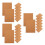 24Pcs Adhesive Brown Cork Sheets Easy Cut for DIY Crafts & Office Use 6