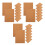 24Pcs Adhesive Brown Cork Sheets Easy Cut for DIY Crafts & Office Use 5