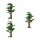 3Pcs Micro Landscape Green Tree Modeling Decor for DIY Garden Scenes 4