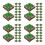 80Pcs Resin Mini Tree Base Models for Architectural Decor 6
