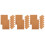 24Pcs Adhesive Brown Cork Sheets Easy Cut for DIY Crafts & Office Use 8