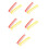 10Pcs Large Plastic Clown Comb Prank Prop for Halloween Fun 7