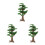 3Pcs Micro Landscape Green Tree Modeling Decor for DIY Garden Scenes 8
