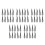 50Pcs Plastic Emergency Drop Key for Fire Rescue and Door Lock Reset 9