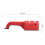 2Pcs Red Kitchen Sharpener Two-Stage Precision Sharpening Tool 1