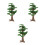 3Pcs Micro Landscape Green Tree Modeling Decor for DIY Garden Scenes 6
