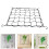 5Pcs Black Elastic Trellis Netting with Hooks for Garden Plant Support 9
