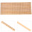 30Pcs Khaki Wood Scale Rulers Bulk for Drawing and Carpentry Projects 9