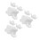 600Pcs White Paper Candy Cups and Chocolate Holders with Antistick 4