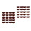 40Pcs Small Brown Claw Clips for Hair Extensions Versatile Use 5