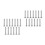 20Pcs Silver Alloy Umbrella Rivet Inserts Durable Replacement Parts 4