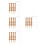 16Sets Embroidery Needlework Kit Wood Handle Punch Needle for Home DIY 3