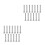 20Pcs Silver Alloy Umbrella Rivet Inserts Durable Replacement Parts 5
