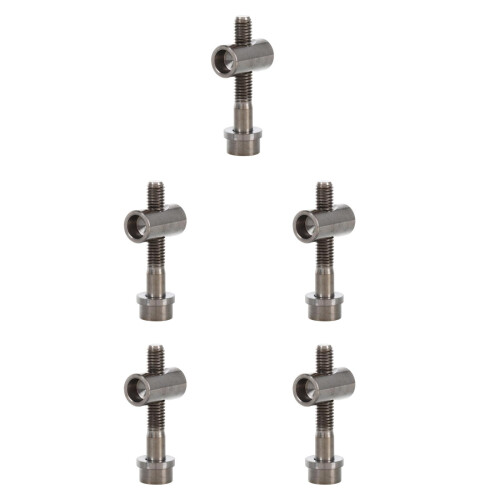 5Pcs Lightweight Titanium Bicycle Seat Post Clamp Screws 2
