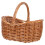 2Pcs Vintage Style Willow Handwoven Storage Baskets Multipurpose Carry 3