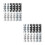 24Pièces Range-Câbles Adhésif Tpr Compact Pour Appareils De Cuisine 4