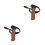2Pcs Multi-Color Cork Walking Stick Handles Wrist Strap 3