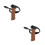 2Pcs Multi-Color Cork Walking Stick Handles Wrist Strap 5