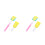 4Pcs Sponge Cleaning Brush for Baby Bottles Pink Replacement 9