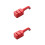 2Pcs Red Kitchen Sharpener Two-Stage Precision Sharpening Tool 5