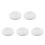 5Pcs White Plastic Gate Wall Protector Pads for Baby and Pet Safety 7
