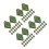 80Pcs Resin Mini Tree Base Models for Architectural Decor 4