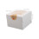 50Pcs Sturdy White Bakery Boxes with Window and Thank You Stickers 2