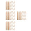 800Pcs Bulk Mini Wood Pencils for Kids Comfortable Grip Writing 9