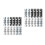 24Pièces Range-Câbles Adhésif Tpr Compact Pour Appareils De Cuisine 5