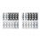 24Pièces Range-Câbles Adhésif Tpr Compact Pour Appareils De Cuisine 8