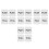 8Pairs Clear White Acrylic Push Pull Door Stickers for Office Entry 4