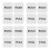 8Pairs Clear White Acrylic Push Pull Door Stickers for Office Entry 6