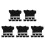 40Pcs Soft Black Doll Clothes Bear Shirt Compact Costume Set 9