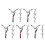 20Pcs Durable Adjustable Safety Chin Straps for Industrial Use 4