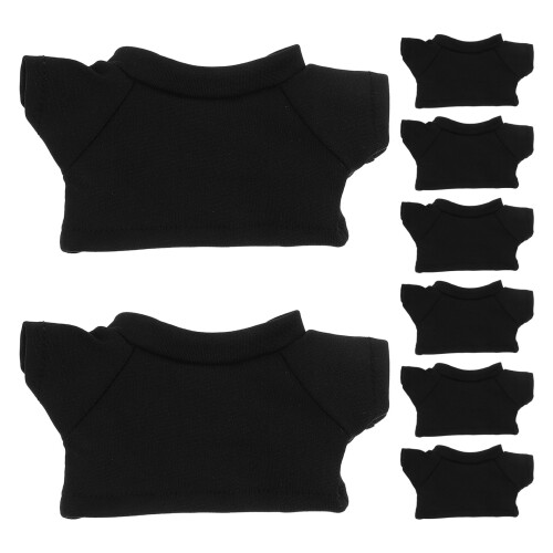 40Pcs Soft Black Doll Clothes Bear Shirt Compact Costume Set 2