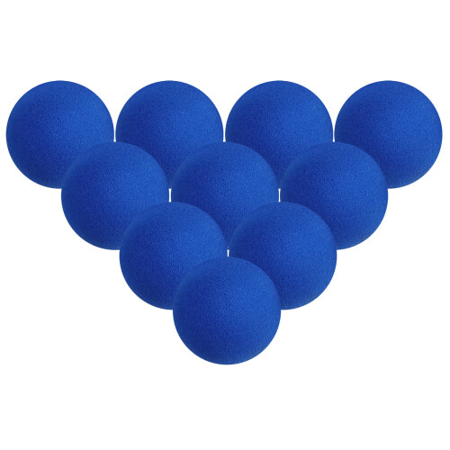 50Pcs Blue Sponge Balls Soft Round Performance Accessories for Parties 1