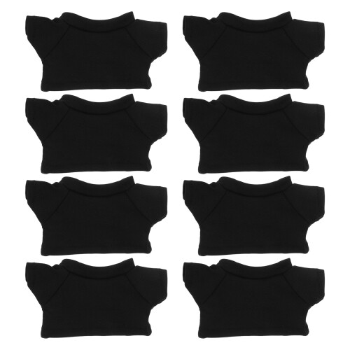 40Pcs Soft Black Doll Clothes Bear Shirt Compact Costume Set 1