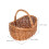 2Pcs Vintage Style Willow Handwoven Storage Baskets Multipurpose Carry 9