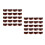 40Pcs Small Brown Claw Clips for Hair Extensions Versatile Use 4