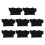 40Pcs Soft Black Doll Clothes Bear Shirt Compact Costume Set 1
