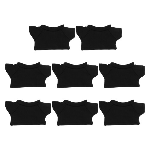 40Pcs Soft Black Doll Clothes Bear Shirt Compact Costume Set
